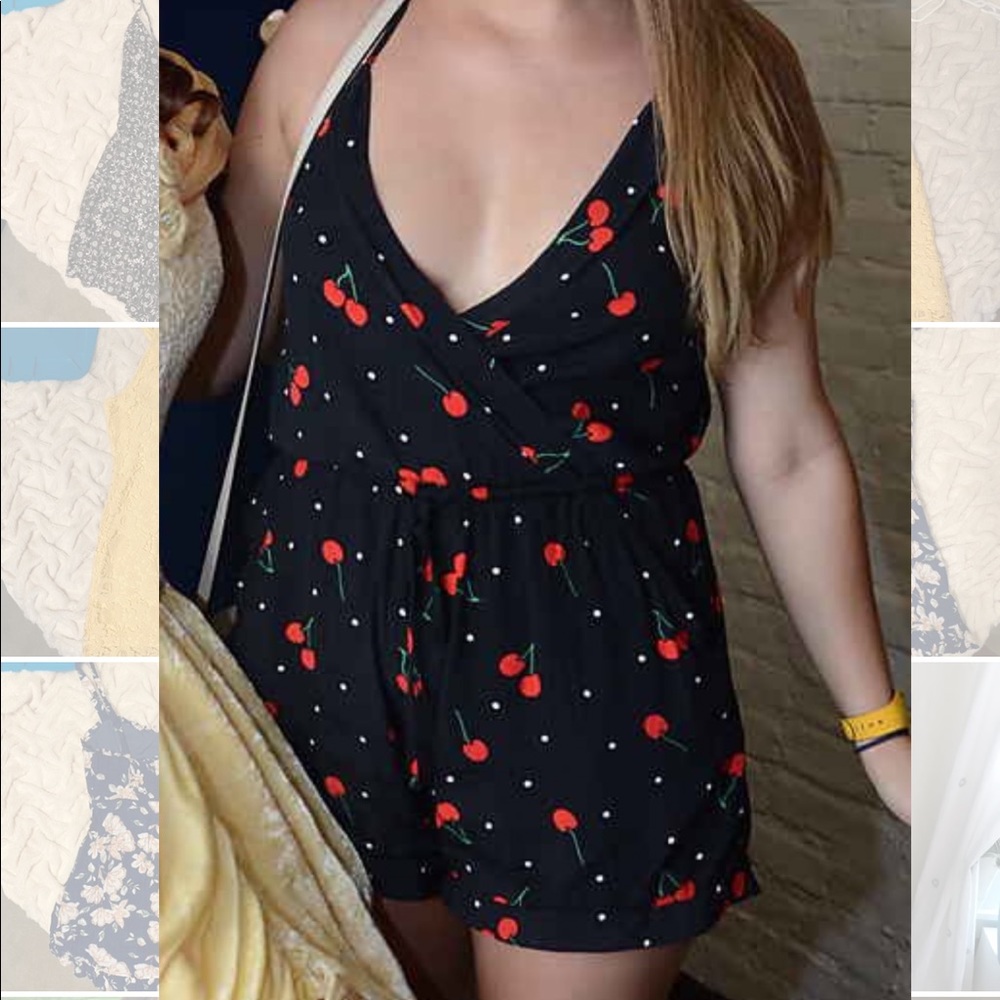 express cherry romper - Picture 2 of 2